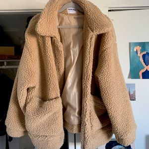 I Am Gia Pixie Camel Coat M